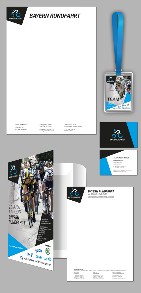 Carola Skarabela Grafikdesign Grafic design Radsport Profiradsport Bayern Rennrad Layout Vorschau Programm Magazin